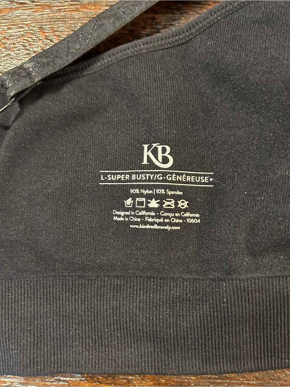 NWT Kindred Bravely Black Sublime Hands-Free Nursing Bra - L- Super Busty - Picture 4 of 8